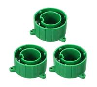 Didiseaon Lot de 3 Caches pour Attelage 13 Broches Vert, Bouchons de Protection Étanches pour Prise Ronde, Capuchons Solide Compatibles Remorques et Camions, Accessoires Anti-poussière