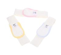 Didiseaon Lot de 3 Ceintures à Couches en Coton pour Bébé, Courroies Élastiques Confortables et Résistantes, Attache pour Fixer les Couches de Tout-petits Couleur Aléatoire
