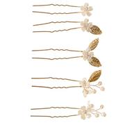 Didiseaon Lot De 3 Épingles À Cheveux En Forme De U Pour Mariée Décoration De Cheveux Pour Fête De Mariage 5 Pièces X 3