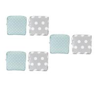 Didiseaon Lot De 3 Hygiéniques pour Femmes Et Filles Petits Hygiéniques Pochettes pour Serviettes Hygiéniques Tissu Oxford Motif À Pois Tendance Faciles À Transporter 2 Pièces X 3