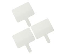 Didiseaon Lot de 3 Tableaux Blancs Effaçables à Sec Portables 244 X 203 CM Pagaies de Réponse Double Face Réutilisables Tableau Blanc Portable pour Quiz Scolaires et Activités