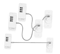 Didiseaon Lot De 3 Verrous De Fenêtre à Code En Abs Blanc, Serrure De Sécurité Sans Perçage Dos Adhésif Sans Trace, Protection Garçon Et Filles Pour Fenêtres Et Placards, Usage Domestique Facile