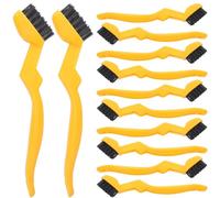 Didiseaon Lot de 30 Brosses à Récurer Mini Industrielles en Nylon pour Nettoyage de Précision Forme Brosse à Dents Ergonomique Poils Résistants pour Joints Tuyaux la Cuisine et Salle