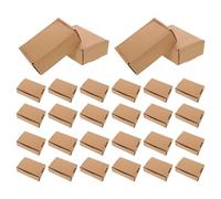 Didiseaon Lot de 30 Mini-Boîtes d'emballage en Carton Recyclé pour Maison de Poupée Format Rectangulaire 15X10X5 CM Mini-Boîtes Plates d'Expédition pour Vêtements Micro-Boîtes Présent