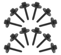 Didiseaon Lot de 30 Vis Autotaraudeuses en Métal pour Fixation Bavettes et Pare-Boue Kit de Réparation Vis de Passage de Roue Compatible Véhicules Généralistes Américains et Européens
