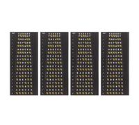 Didiseaon Lot de 4 Autocollants pour Manche de Guitare Guide des Doigts et Notes Précises pour Guitare Électrique et Acoustique Autocollants de Notation et Gammes pour Apprentissage des