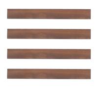 Didiseaon Lot de 4 bâtonnets en bois pour loisirs créatifs, 40 x 4 cm, | Bois sans rebuts, défauts, nœuds ni fissures d'extrémité, idéal pour la sculpture, la construction et la décoration.