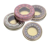 Didiseaon Lot de 4 Boîtes en Fer pour Épice Séchée Petite Taille Couleurs Assorties Conteneurs Robustes et Légers pour Stockage Alimentaire Boîte Portable Cuisine et Conservation