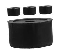 Didiseaon Lot de 4 Bouchons pour Poteaux d'arbre à Chat en Plastique, Remplacement du Bouchon Diamètre 45 Mm M8, Accessoires de Réparation pour Griffoir, Installation Facile, Usage