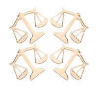 Didiseaon Lot de 4 Broches de Revers Métal Doré Thème Justice Broche Balance Avocat pour Costume Homme Accessoire Col Chemise Élégant Décoration Vestimentaire Mariage et Bureau