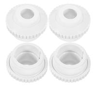 Didiseaon Lot de 4 Buses en Plastique pour Piscine Spa, Accessoires de Massage Rotatifs, Pièce de Rechange Solide pour Écoulements D’eau, Installation Facile pour Spa et Bassin, Sortie D’eau Optimisée