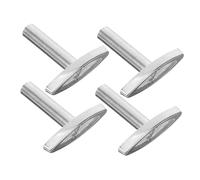 Didiseaon Lot De 4 Clés De Remontage en Fer 25 Mm, Poignées De Remontoir Allongées, Accessoires DIY pour Boîte à Musique Et Coffret à Bijoux en Métal