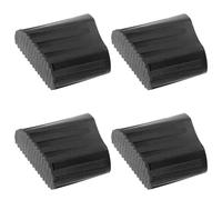 Didiseaon Lot de 4 Coussinets en Caoutchouc Antidérapants pour Échelle Télescopique, Protection Multifonction Facile à Installer sans Outils, pour Sols Variés