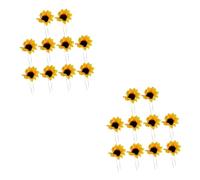 Didiseaon Lot De 4 Épingles À Cheveux En Forme De Fleur 10 Pièces Pour Filles Adorables Pinces À Cheveux En Forme De Tournesol Pour Fête