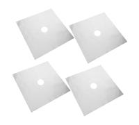 Didiseaon Lot De 4 Housses De Protection Pour Brûleurs De Cuisinière : Lavables, Antiadhésives, Réutilisables, Pour