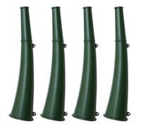 Didiseaon Lot de 4 Klaxons de Signalisation Vert Militaire Design Ergonomique et Son à Haut Décibel pour Activités Sportives et Plein Air