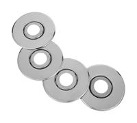 Didiseaon Lot de 4 Plaques de Recouvrement pour Sprinkler Dn20, Couvercle Décoratif Encastré en Acier Résistant la Chaleur, Garniture de Tête D'arroseur pour Protection et Modernisation