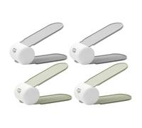 Didiseaon Lot de 4 Porte-chaussures Réglables à 2 Niveaux en Pp Vert, Design Créatif, Empilage Peu Encombrant pour Rangement Placard ou Meuble à Chaussures