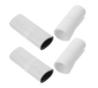 Didiseaon Lot de 4 Protège-Semelles Antidérapants Auto-Adhésifs Découpables 10X50 CM en Noir et Transparent, Résistants à L’Usure, pour Baskets et Talons Hauts, Protection Solide pour