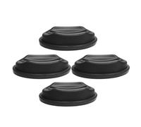 Didiseaon Lot de 4 Rehausseurs de Roue en Plastique pour Home Trainer, Support d'exercice Vélo D'appartement Compatible Route et Montagne, Tapis de Fixation Stable et Portable