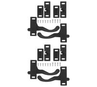 Didiseaon Lot de 4 sets de Loquets Métalliques pour Portes Moustiquaires de Camping-Car Poignées de Verrouillage en Acier Inoxydable et Plastique Moulé Compatibles Universellement