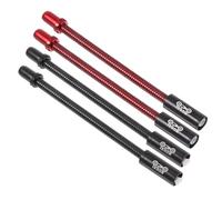 Didiseaon Lot de 4 Tubes de Guidage pour Frein en Acier Inoxydable Câbles de Vélo Flexibles et Anti-Corrosion 2 Rouges 2 Noirs Compatibles Vélo Pliant VTT et Route Protection Câble