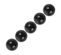 Didiseaon Lot de 5 Billes Noires en Plastique pour Flipper Boules Rapides Accessoires de Jeu Solide pour Flippers Réalistes et Jeux Interactifs