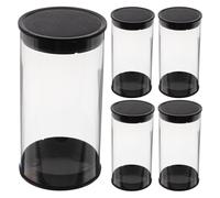 Didiseaon Lot de 5 Boîtes de Golf Transparentes en Plastique, Étuis de Présentation Doubles pour 2 Balles de Golf, Porte-balles Léger et Protecteur pour Rangement et Exposition en Intérieur