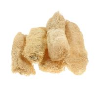Didiseaon Lot De 5 Luffas Naturels Exfoliants en Fibre De Loofah 13-22 Cm pour Bain Et Toilettage Petits Animaux, Éponge Exfoliante Solide Adaptée Aux Soins Corporels Et Animaux