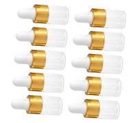 Didiseaon Lot De 50 Bouteilles D'Huile Essentielle En Verre Pour Cafetière Filtre En Papier Ampoules D'Arrosage Pour Plantes D'Extérieur Réflecteur Filtrant Ustensiles