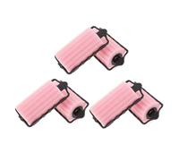 Didiseaon Lot de 6 Bigoudis en Éponge Douce Gros Diamètre 4 Cm pour Boucles Naturelles sans Chaleur, Respectueux des Cheveux Longs, Confortables et Polyvalents pour Coiffage Nuit et