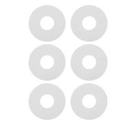 Didiseaon Lot de 6 Joints D’Étanchéité en PVC Blancs pour Valves de Gonflage 9 CM - Accessoires pour Bateaux Gonflables Kayaks Embarcations et Matelas Pneumatiques - Soupapes Anti-Fuite