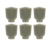 Didiseaon Lot de 6 Poignées de Réglage pour Guitare Folk Boutons de Verrouillage en Plastique Robuste Vert Foncé Accessoires Solides pour Mécaniques Acoustiques Réglage Précis Usage