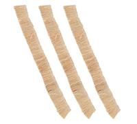 Didiseaon Lot de 6 Toits de Chaume Artificiels 4X30 CM Rouleaux Miniatures en Paille Synthétique pour Décoration de Maison de Poupée Jardin Féérique Maquettes et Ambiance Tiki Rustique