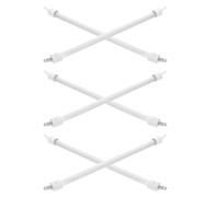 Didiseaon Lot de 6 Tubes Chauffants en Quartz Infrarouge 26 CM Élément Chauffant Tubulaire à Insertion Accessoires pour Chauffage Électrique Remplacement pour Radiateur de Bureau et