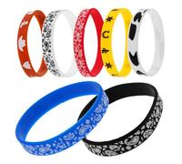 Didiseaon Lot De 7 Bracelets Décoratifs Western En Silicone Coloré, Élastiques Et Résistants, Pour Femmes Et Hommes, Accessoires De Fête Et Événements à Thème Cowboy, Coffret Pratique