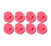 Didiseaon Lot de 8 Sourdines pour Violon en Caoutchouc Rose Accessoire d'Étude Silencieux Kit de Sourdines pour Pratique à Domicile sans Bruit Protection Instrument Douce