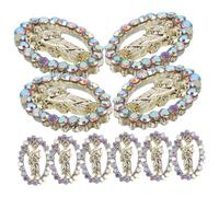 Didiseaon Lot de Breloques pour Nail Art Jésus en Cristal pour Manucure Décorations pour pour Femme pour Bal Anniversaire Fête