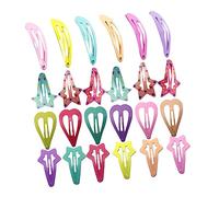Didiseaon Lot de Épingles à Cheveux en Métal Bonbon en Forme Détoile Et de Cœur pour Filles sans Danger pour Un Usage Quotidien