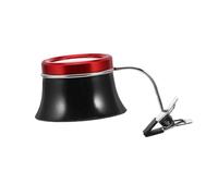 Didiseaon Loupe à Clip pour Réparation de Montres Lentille en Verre Transparente pour Bijoutiers Outil de Grossissement Précis pour Inspection et Réparation