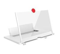 Didiseaon Loupe D’écran pour Smartphone, Agrandisseur de Téléphone Portable, Angle de Vision Réglable, Effet 3D, Léger et Compact pour Films et Jeux Couleur Aléatoire