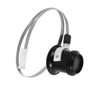 Didiseaon Loupe De Montre Tête avec Anneau Acier Loupe pour Réparation De Bijouterie Et Maintenance Électronique