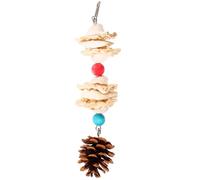 Didiseaon Mâcher pour Oiseaux Os de Seiche Naturel Accessoire de Jeu pour Perruches et Perroquets Favorise Activité Physique et Émotionnelle pour Cage à Oiseaux