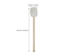 Didiseaon Maillet de Grosse Caisse en Bois Tête Feutrée Ergonomique pour Percussion, Baguette de Batterie Pratique pour Musiciens Débutants et Entraînement