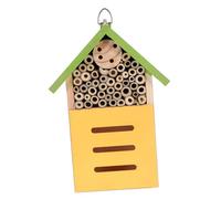 Didiseaon Maison Bois pour Abeilles et Petits Insectes Habitat Naturel Refuge Écologique pour Insectes Bénéfiques Décoration de Jardin Verte Abri Jardin Bois Respectueux de Écologie