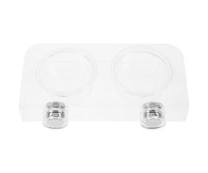 Didiseaon Mangeoire Magnétique pour Reptiles Grand Modèle, Plateforme d'alimentation avec 10 Bols en Plastique Solide, Bol Eau et Nourriture pour Geckos, Lézards, Tortues - Accessoires