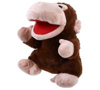 Didiseaon Marionnette à Main Singe en Peluche Douce Bouche Mobile en Coton PP Interactif pour Raconter des Histoires Accessoire d'Animation pour Garçon et Filles 1 Pièce