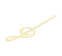 Didiseaon Marque-page Musical en Métal Ajouré Orné de Notes de Musique Dorées, Signet Unique et Léger pour Lecture, Accessoire Scolaire et Bureau, pour Étudiants et Passionnés de Musique