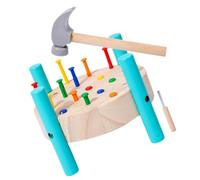 Didiseaon Marteau pour Garçon Fille Éducatif Montessori Table de Frappe Colorée Développement Coordination Main-œil Cadeau Garçon Fille Portable et