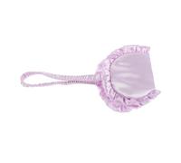 Didiseaon Masque Yeux Sommeil Imitation Soie avec Dentelle pour Femmes et Filles Bloque Lumière Complète Bandeau Élastique Confortable pour Nuit et Voyage